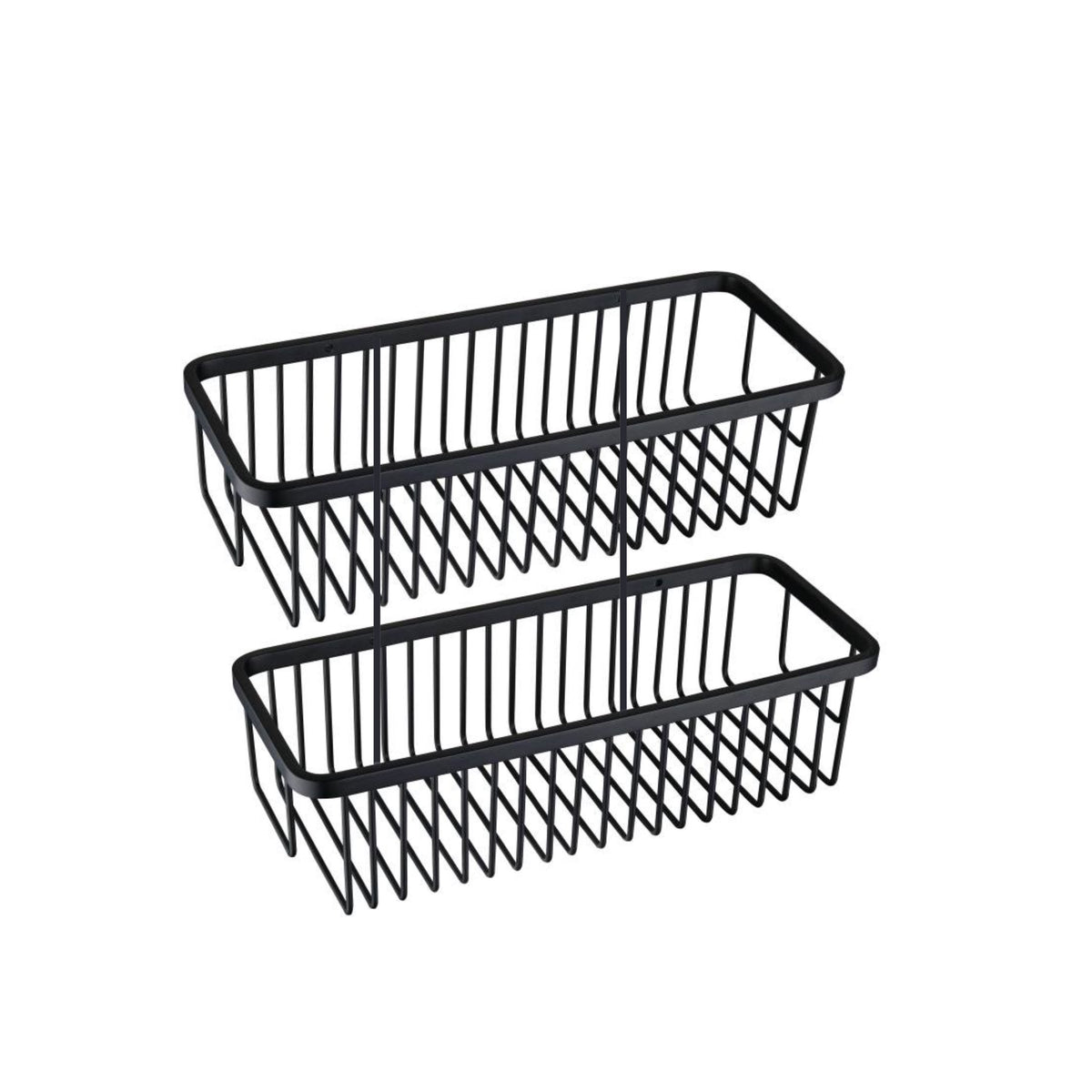 BLACK Bathroom Basket / Shampoo Rack BIG Lobang