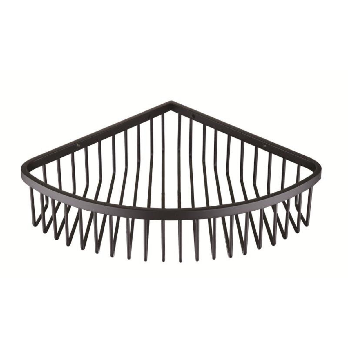 BLACK Bathroom Corner Basket / Shampoo Rack BIG Lobang