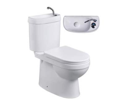 Built-in Basin Above Toilet Bowl