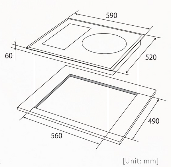 Flex Zone Induction Hob FH-ID3530