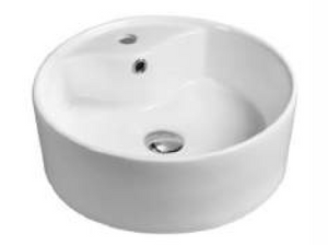 White ceramic bathroom basin