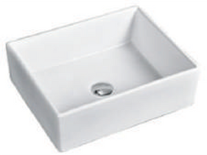 White ceramic bathroom basin