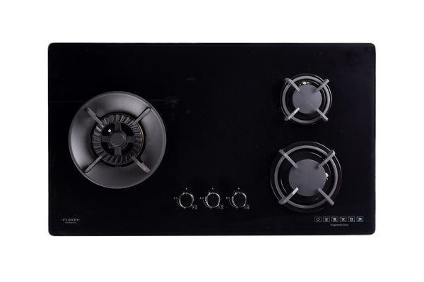 GAS HOB WITH 3 DIFFERENT BURNER SIZE FH-GS5030 SVGL/SS