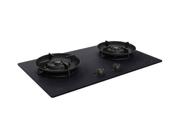 GAS HOB WITH 2 BURNERS FH-GS6820 GLBK/FGBK/SS