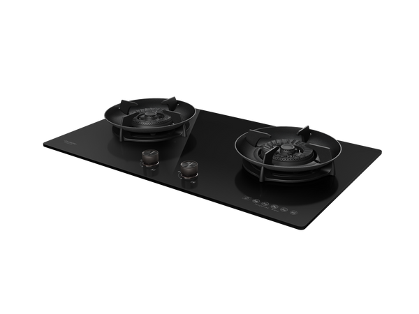 GAS HOB WITH 2 BURNERS FH-GS6820 GLBK/FGBK/SS