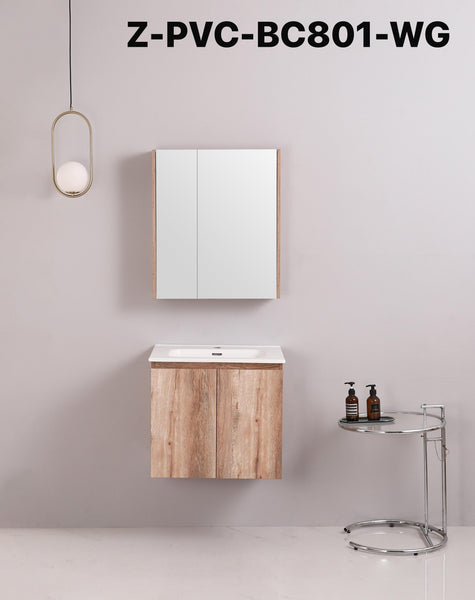 Bathroom PVC Cabinet Set Z-PVC-BC801-WG