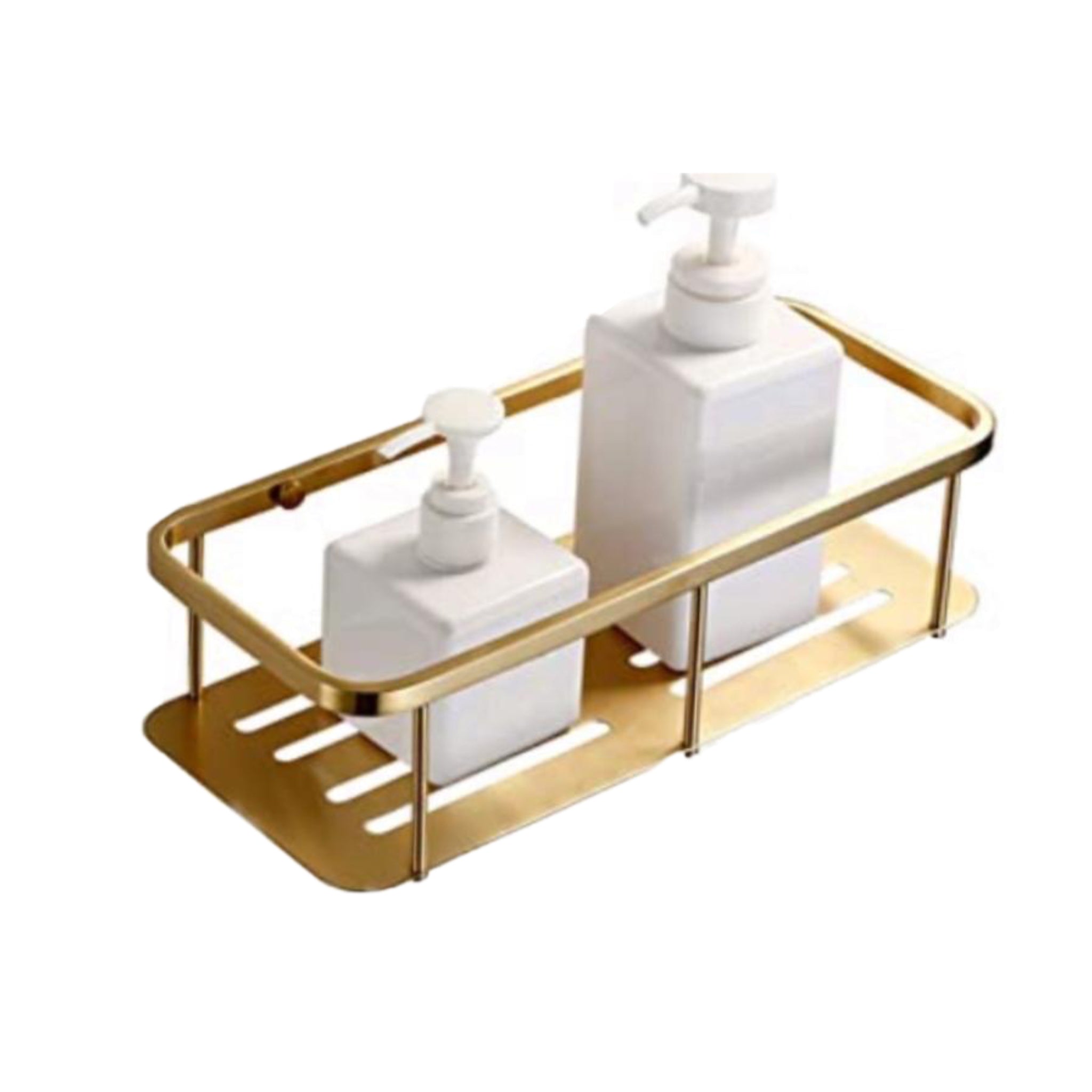 GOLD Bathroom Basket / Shampoo Rack