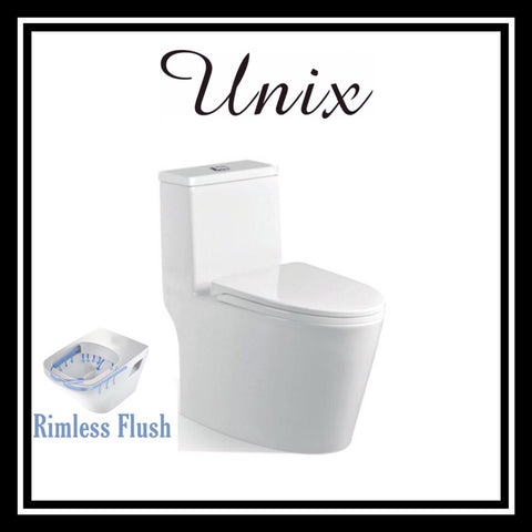 Unix One-piece Toilet Bowl 003