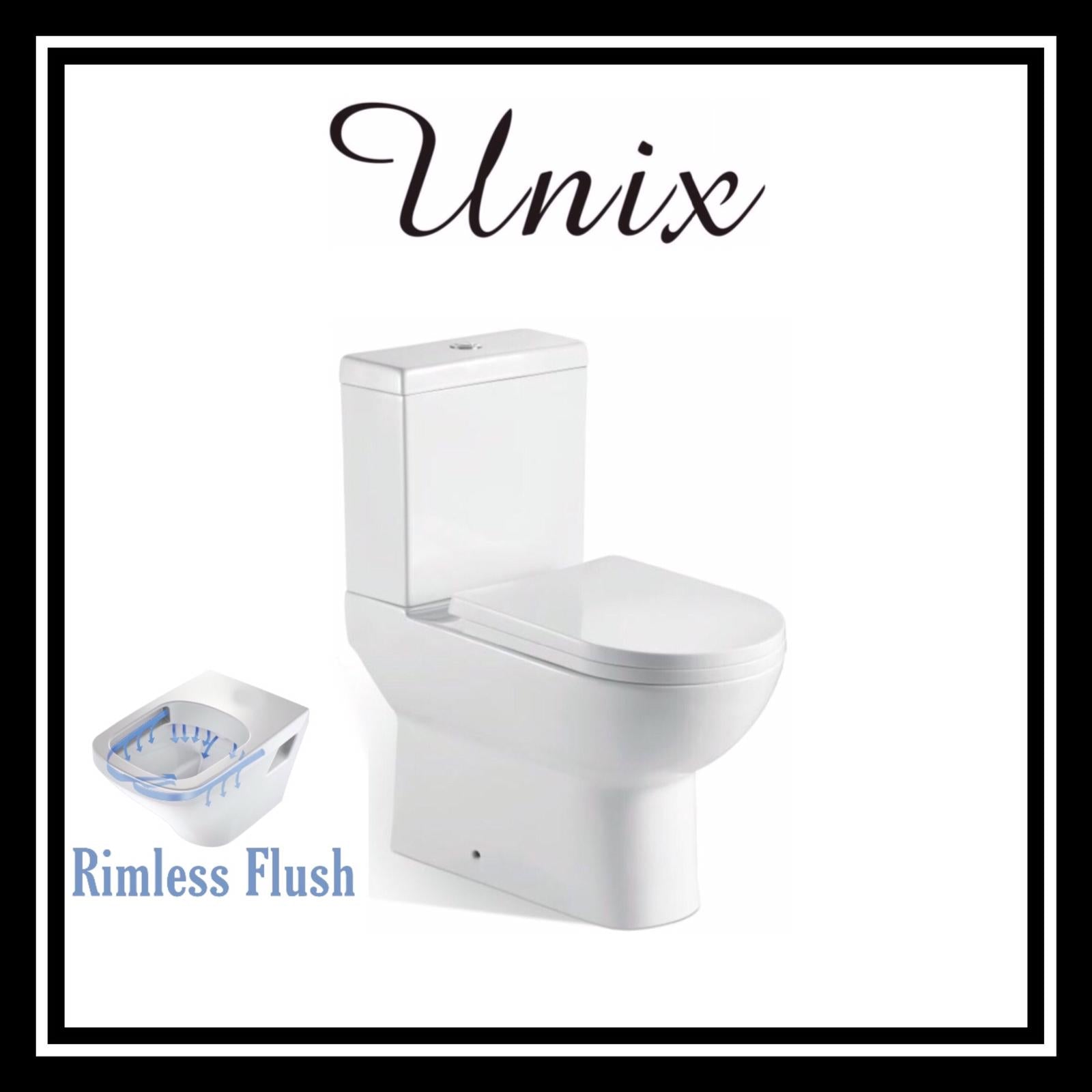 Unix Two-piece Toilet Bowl 888