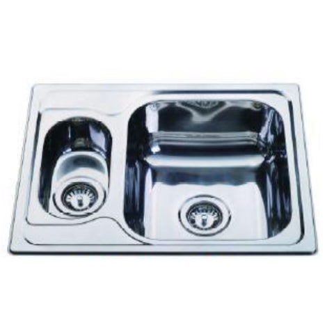 Top Mount Kitchen Sink (Double Bowl)