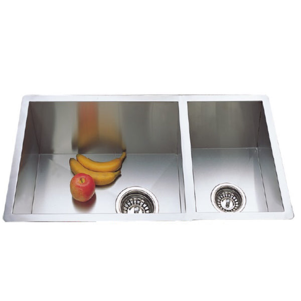 Handmade 1.2 mm Kitchen Sink (Double Bowl)